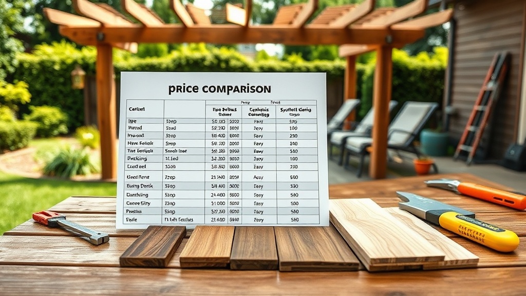 טווחי מחירים – כמה באמת עולה פרגולה מעץ למטר?