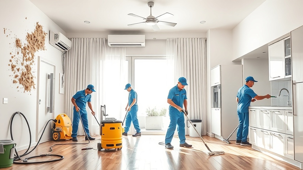 איך נראה תהליך ניקיון מקצועי אחרי שיפוץ