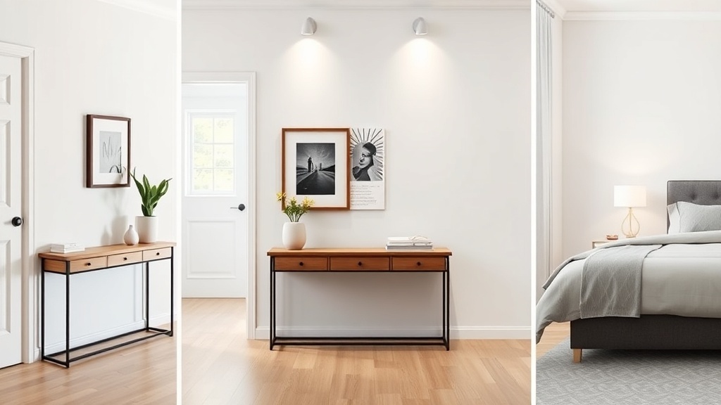 איפה הכי נכון למקם קונסולה צרה מאוד